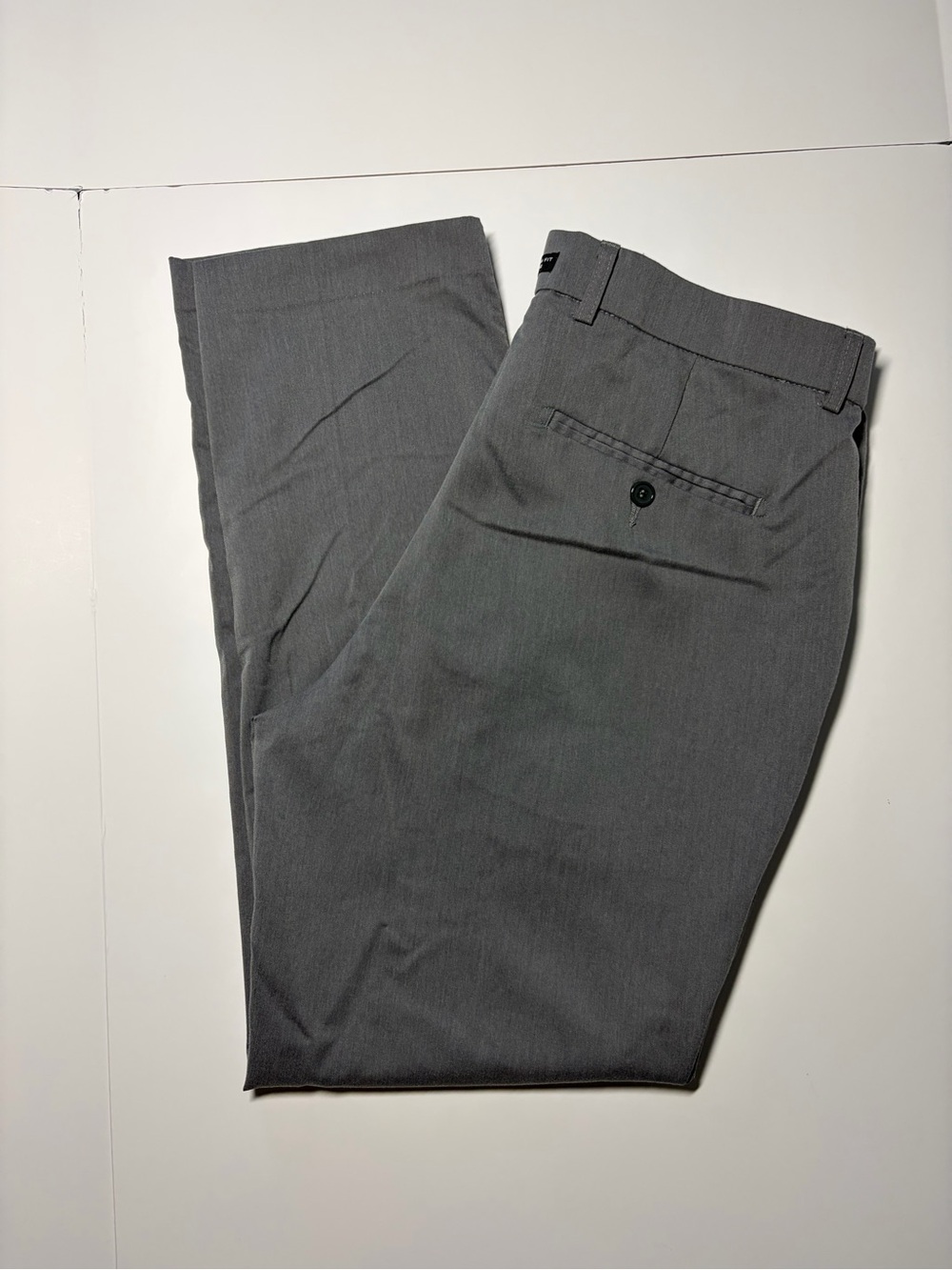 Men's Gray Classic Slim Fit Pants 34x30